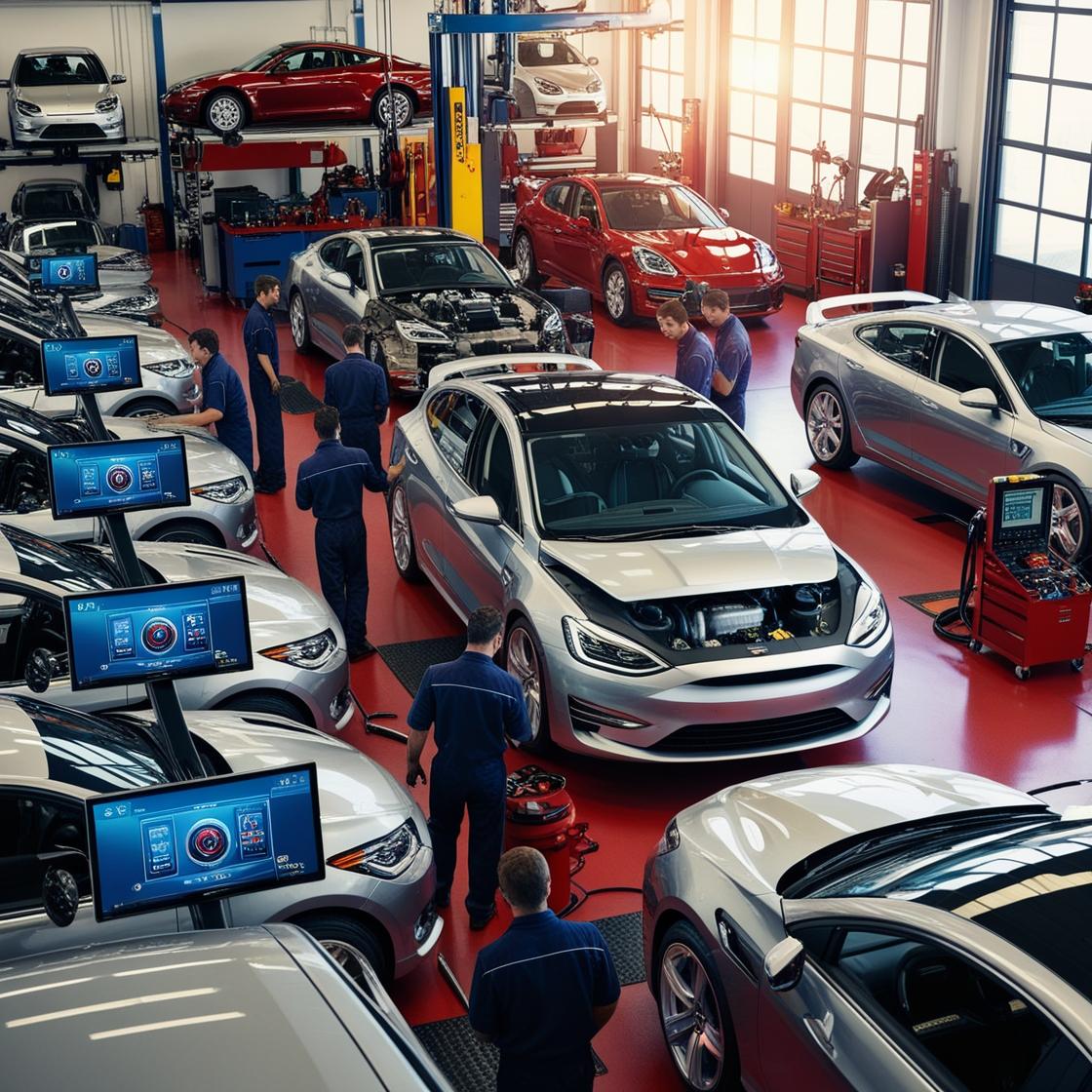 car expert, repair and test workshop